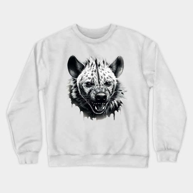 hyena Crewneck Sweatshirt by piratesnow